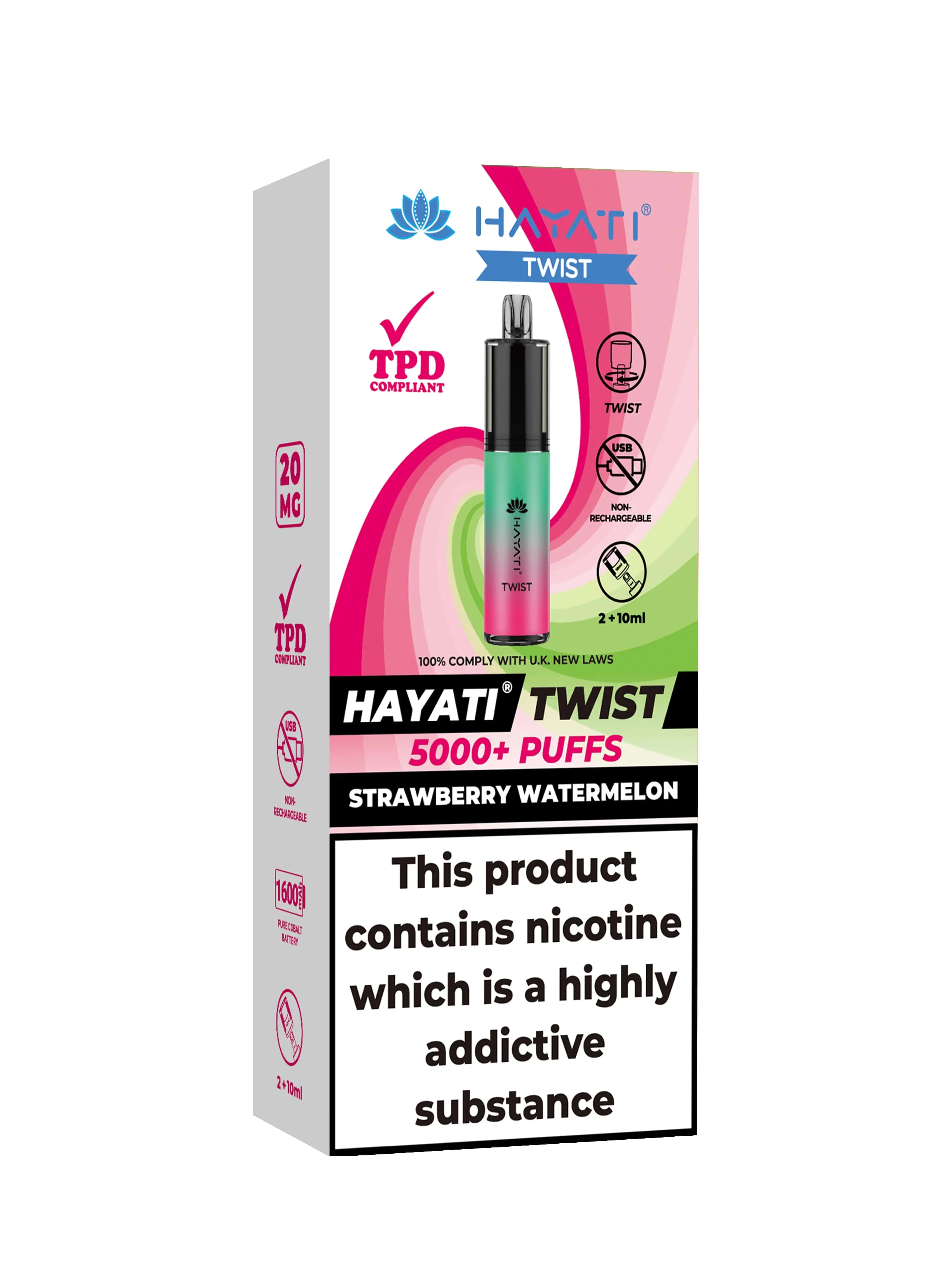 Strawberry Watermelon Hayati Twist 5000 Disposable Pod Kit